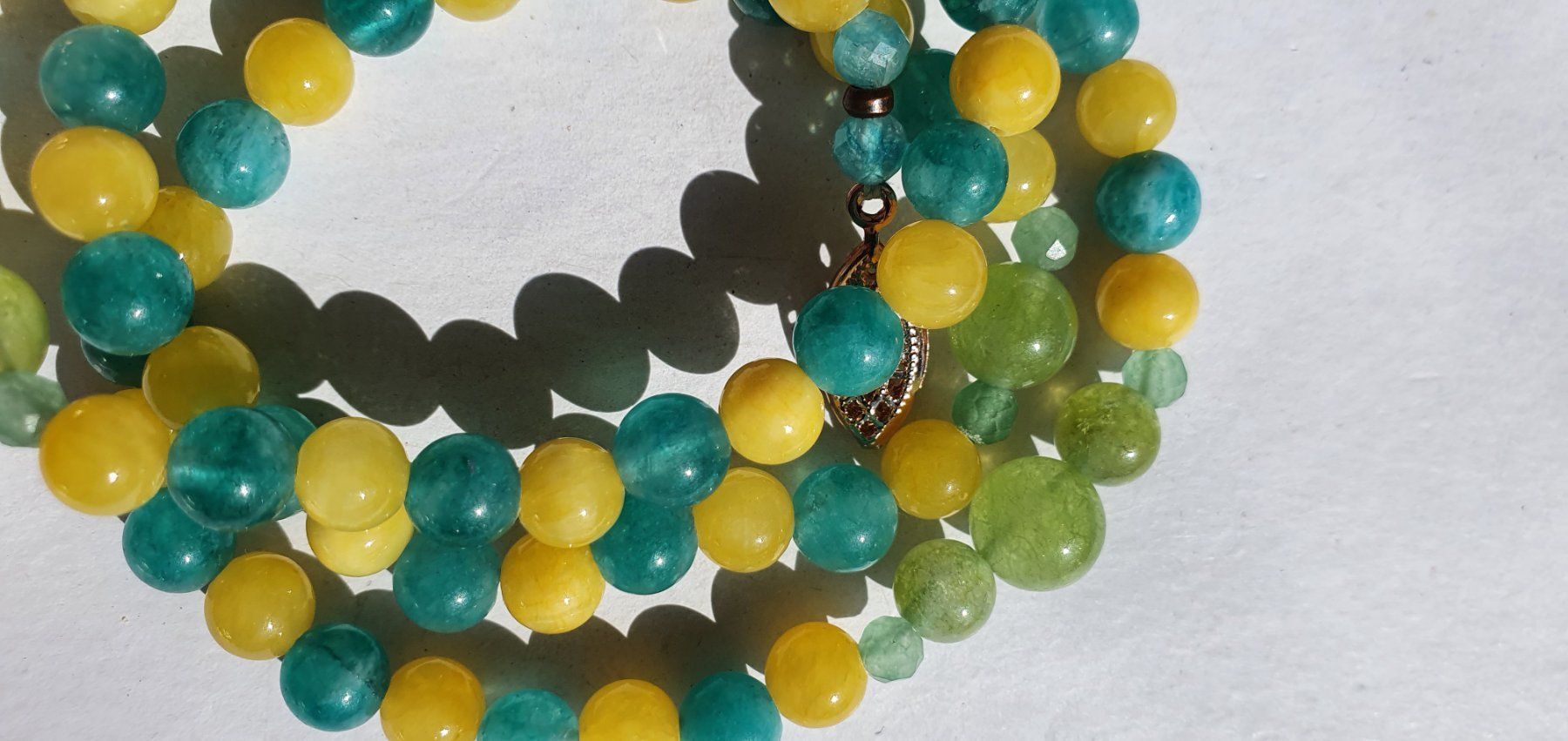 Catenine: Jade, Peridot und Chalcedony – Nuovo (secondo la descrizione) da Benglen venduto da Meercat3 4