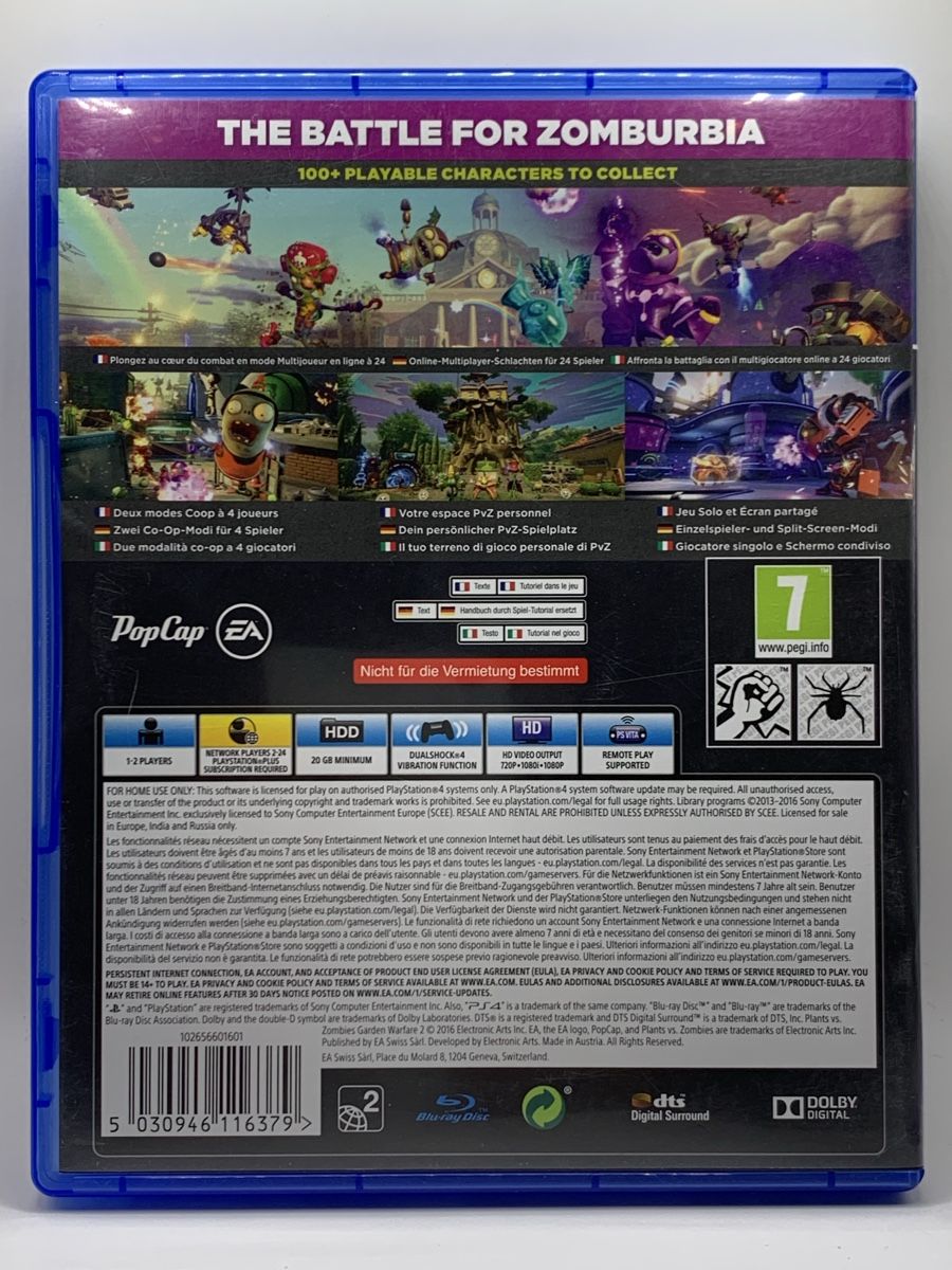 Sony Giochi: Plants vs Zombies Garden Warfare 2 - PS4 – Usato da Ostermundigen venduto da RG-Collector 1