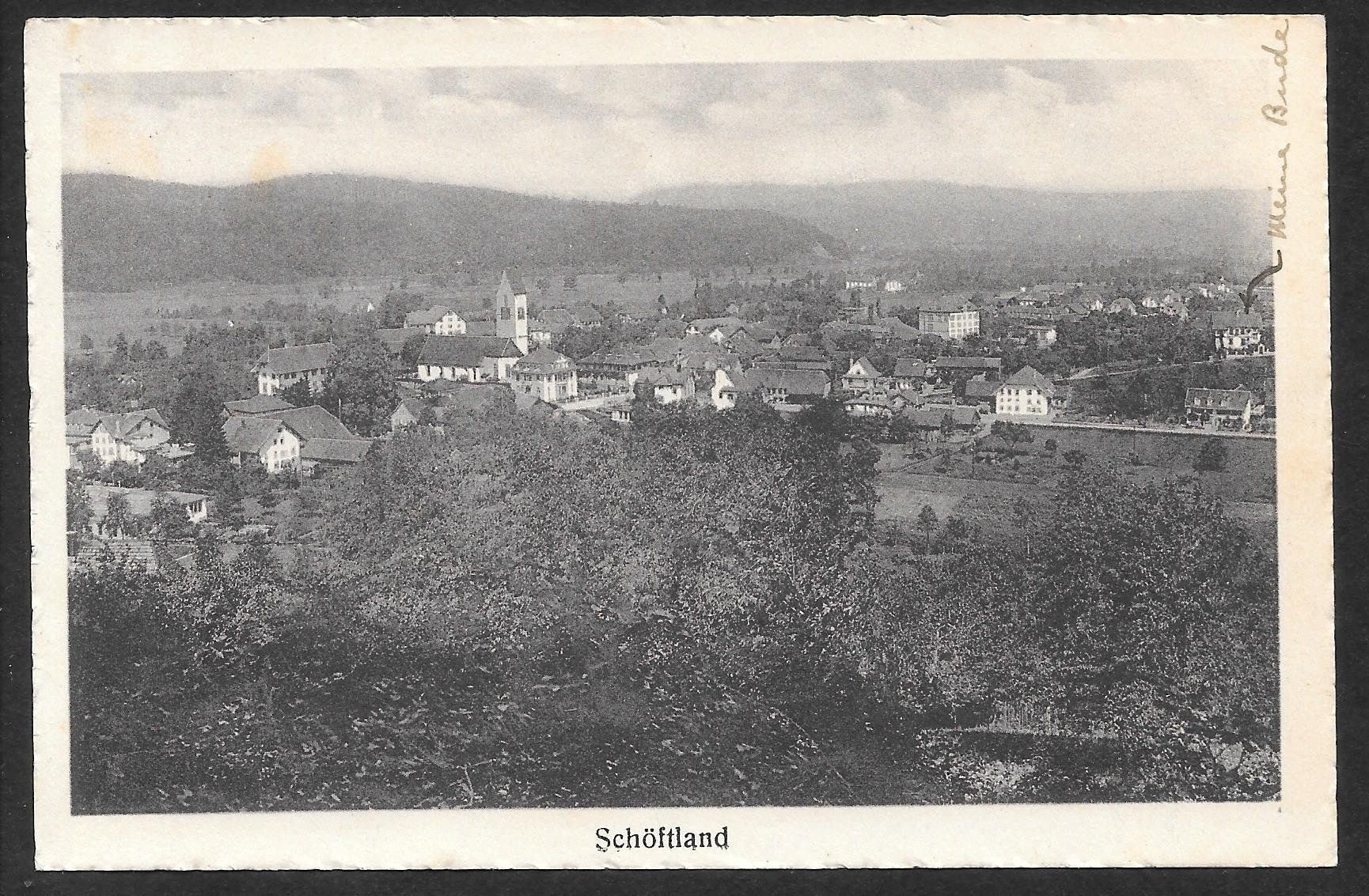 Cartoline postali: Schöftland Gesamtansicht – Usato da Olten venduto da clotaldi
