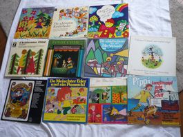 11x 12" Schallplatten - Kinder Geschichten Lieder CH Dialekt