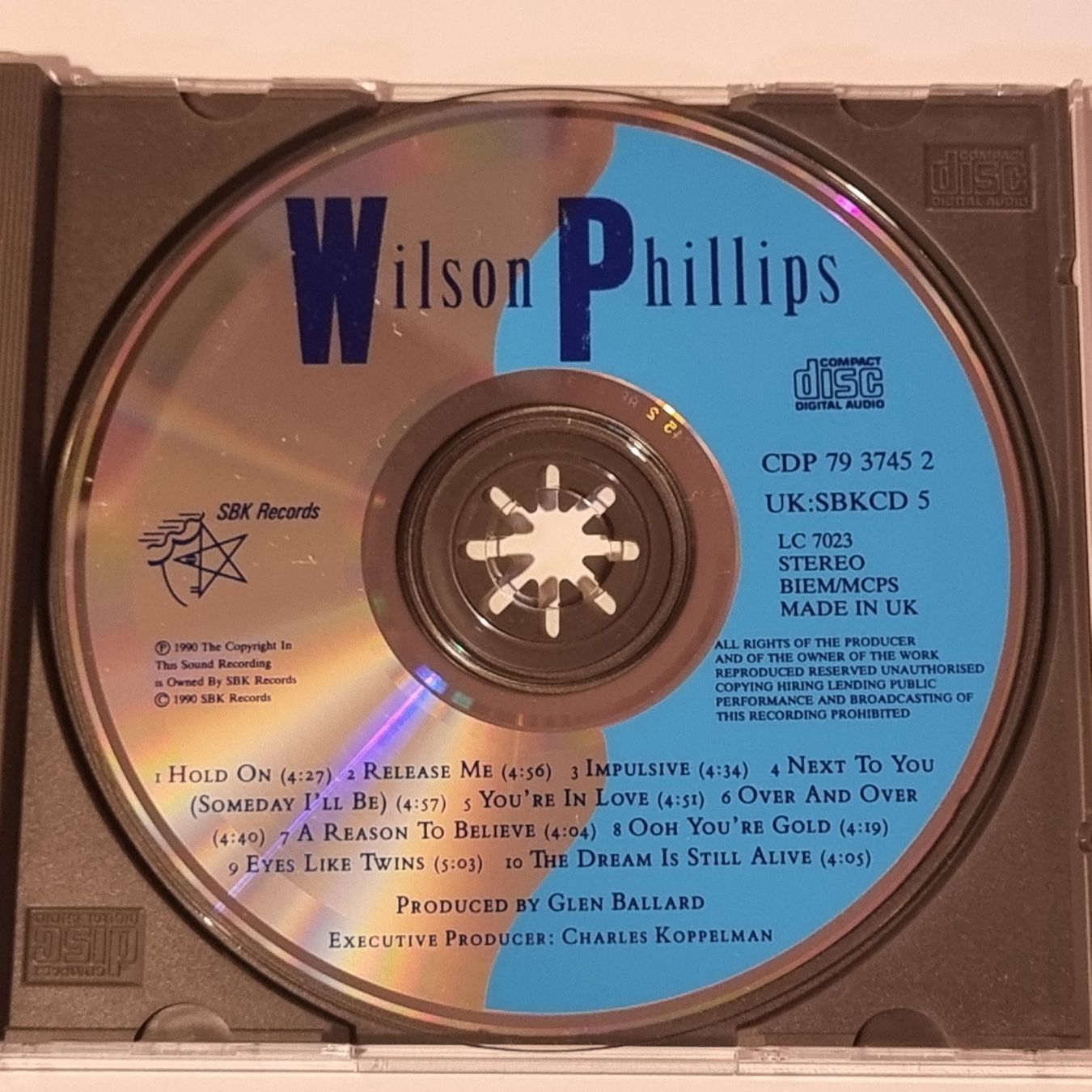 CD: Wilson Phillips - Wilson Philips CD mit Hit Hold On! – Usato da Villigen venduto da Tschachtlan 2