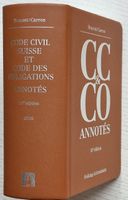 Code civil suisse & code des obligations annotés (2016)