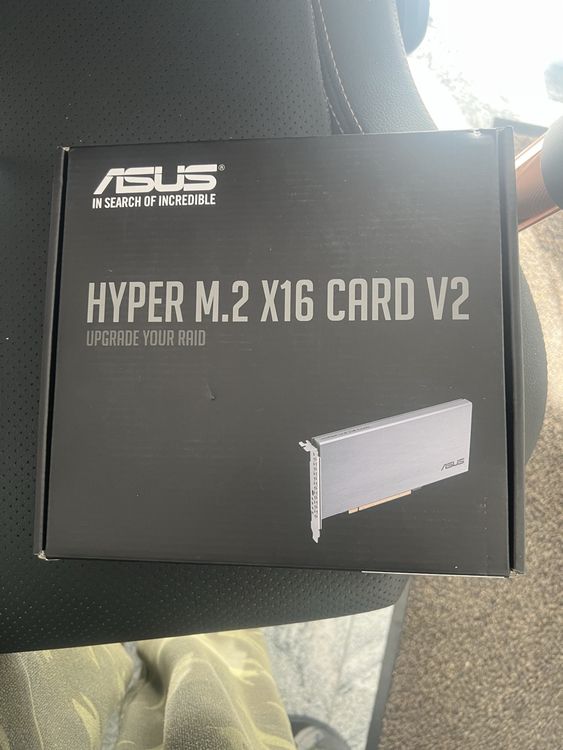 ASUS Hyper M.2 x16 Card V2 – Neu – PCIe 3 (Neu (gemäss Beschreibung ...