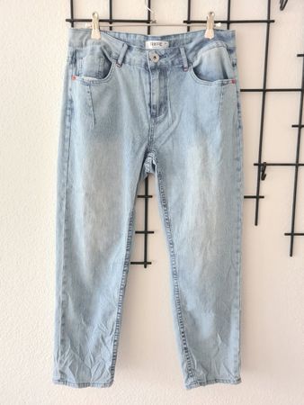 7/8 TRAFFIC Damen Jeans Gr. 38, hellblau, Top Zustand!