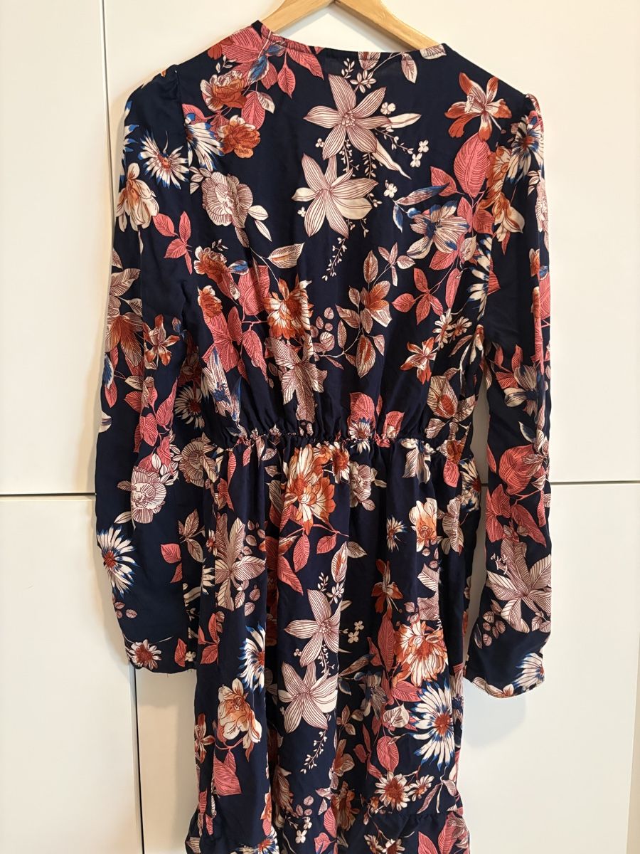Nafnaf Vestiti: Robe Naf Naf  floral bleu taille 42  – Nuovo (secondo la descrizione) da Pully venduto da kaba07 5