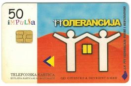 Telefonkarte Bosnien & Herzegowina Toleranz