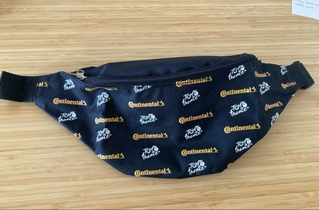 Bauchtasche Continental Tour de France schwarz bedruckt
