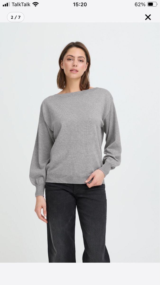 Maglioni & Felpe: Pullover Ichi grau meliert Gr. S – Nuovo (secondo la descrizione) da Solothurn venduto da Steffi_1983
