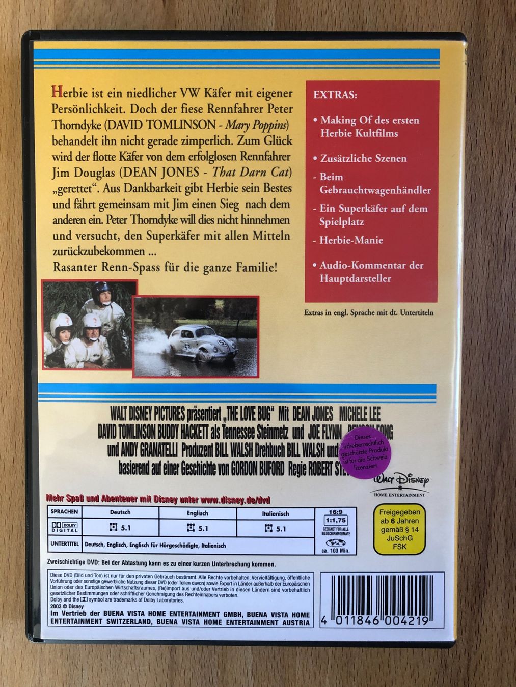 Alle DVDs: DVD Ein toller Käfer Special Edition mit viel Bonus Walt Dis – Gebraucht aus Basel von Dasbrauchstdu 3