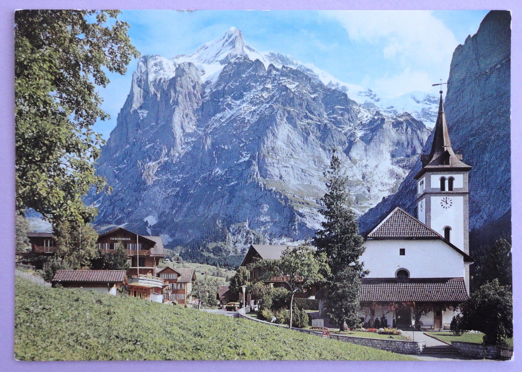 Ansichtskarten: Grindelwald (1034 m ü.M.) – Gebraucht aus Fétigny von Billy2miny