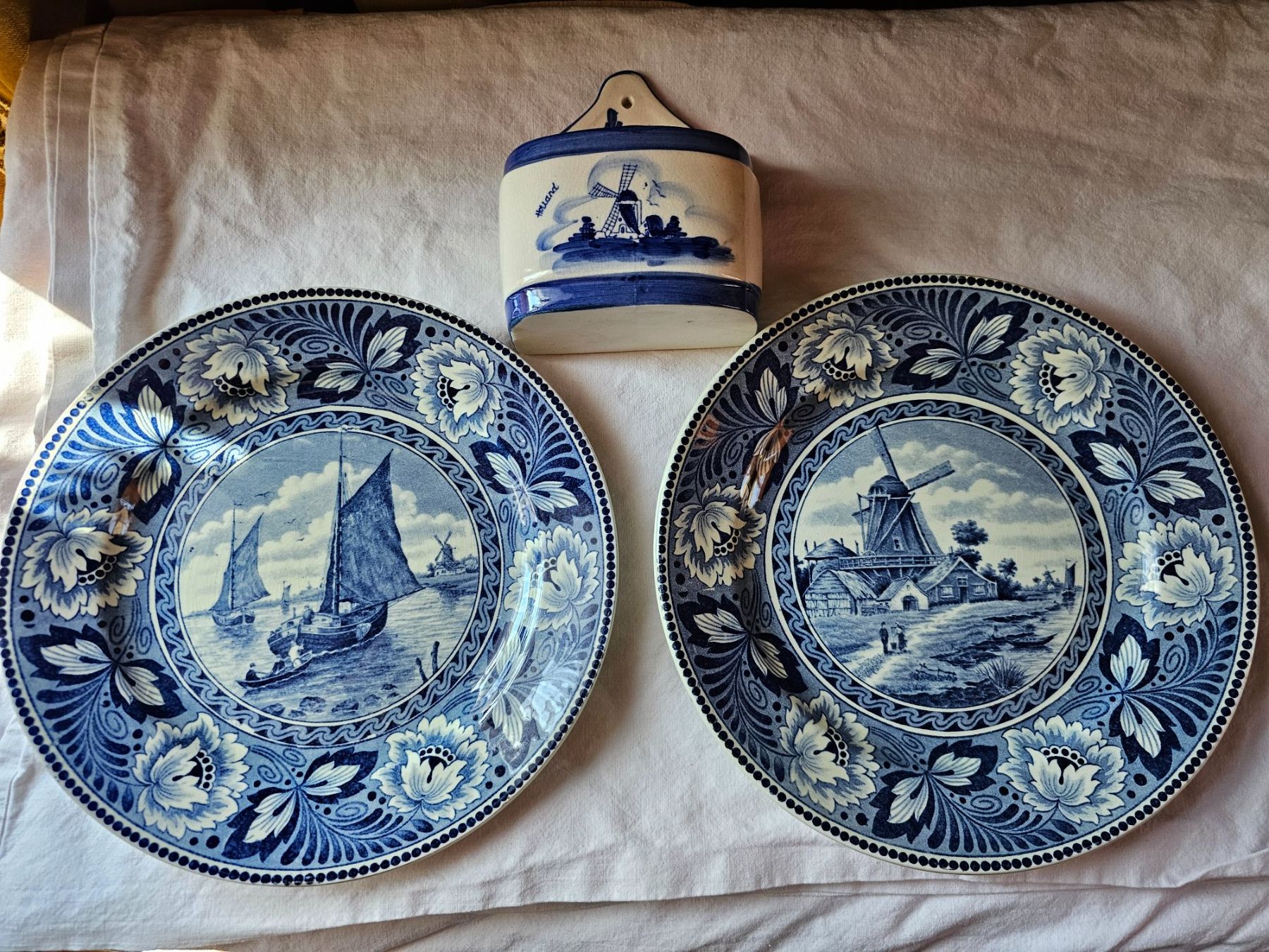 Piatti: Delft Blue Teller und Wandtasche – Usato da Bigenthal venduto da Westerngirl