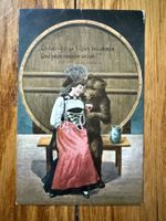 Antike Postkarte, Bärenkarte, gelaufen, 1905