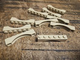 lego 3455 lot de 10 pièces Tan Arch 1 x 6