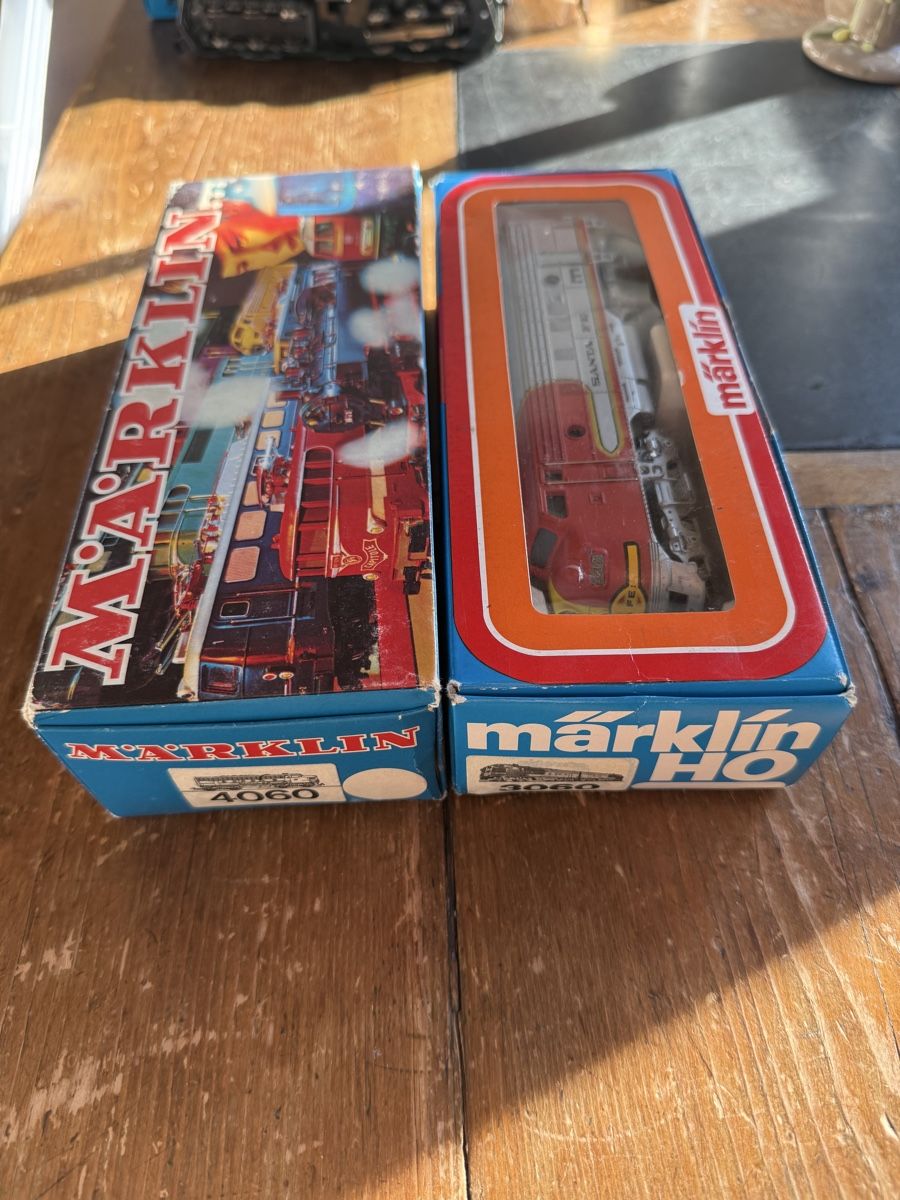 Märklin Modellini di ferrovie: Marklin 3096 Train Set, Vintage - Santa Fe – Usato da Zürich venduto da kuengka 1
