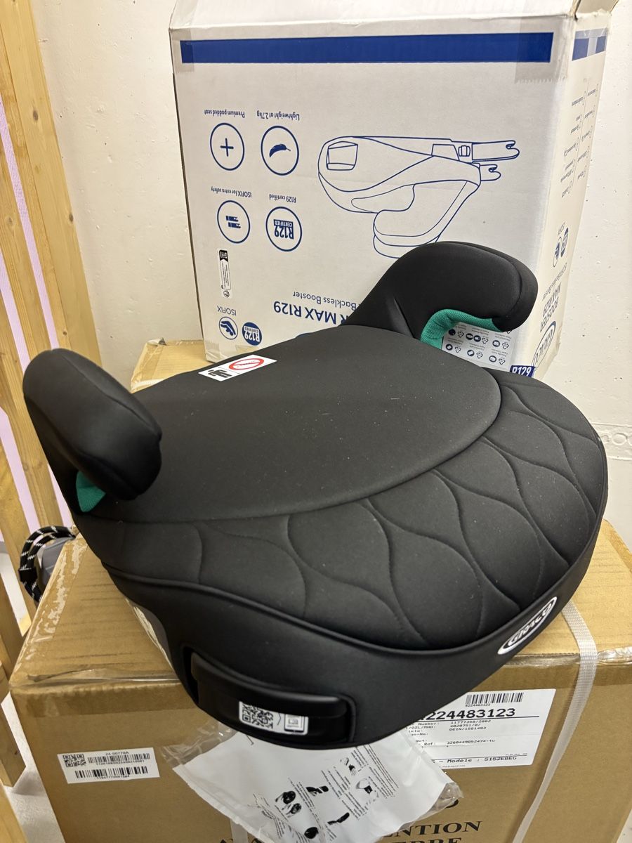 Seggiolini per auto: Graco Booster Max R129 Isofix Backless Booster Midnight – Nuovo e nell'imballaggio originale da Zumikon venduto da laudz 3