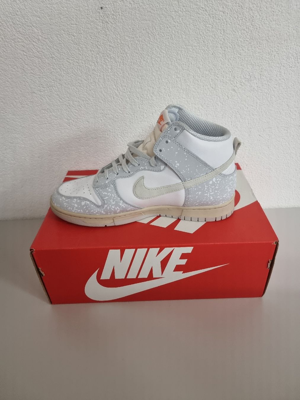 Herrenschuhe: Nike Dunk High Spray Paint White Pure Platinium – Gebraucht aus Othmarsingen von Lucadeleo169 2