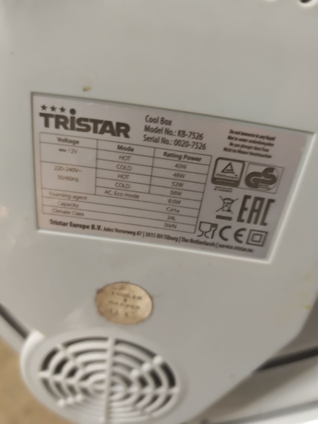 Kühlschränke & Kühlen: Auto Kühlbox Tristar KB-7526 – Gebraucht aus Sarnen von Laut_musik 2