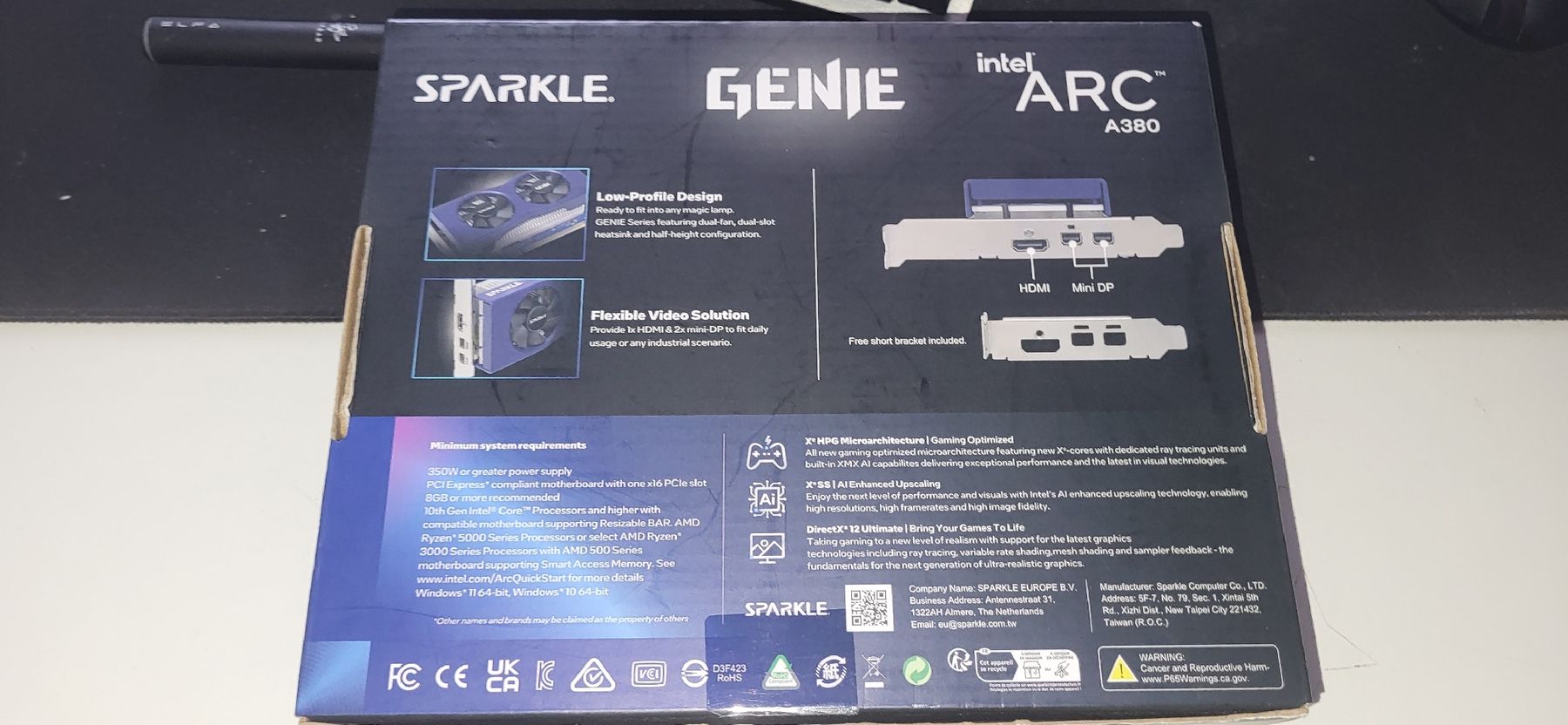 Schede grafiche: intel arc a380 low profile sparkle genie  – Nuovo (secondo la descrizione) da Waldstatt venduto da Durstigog 8