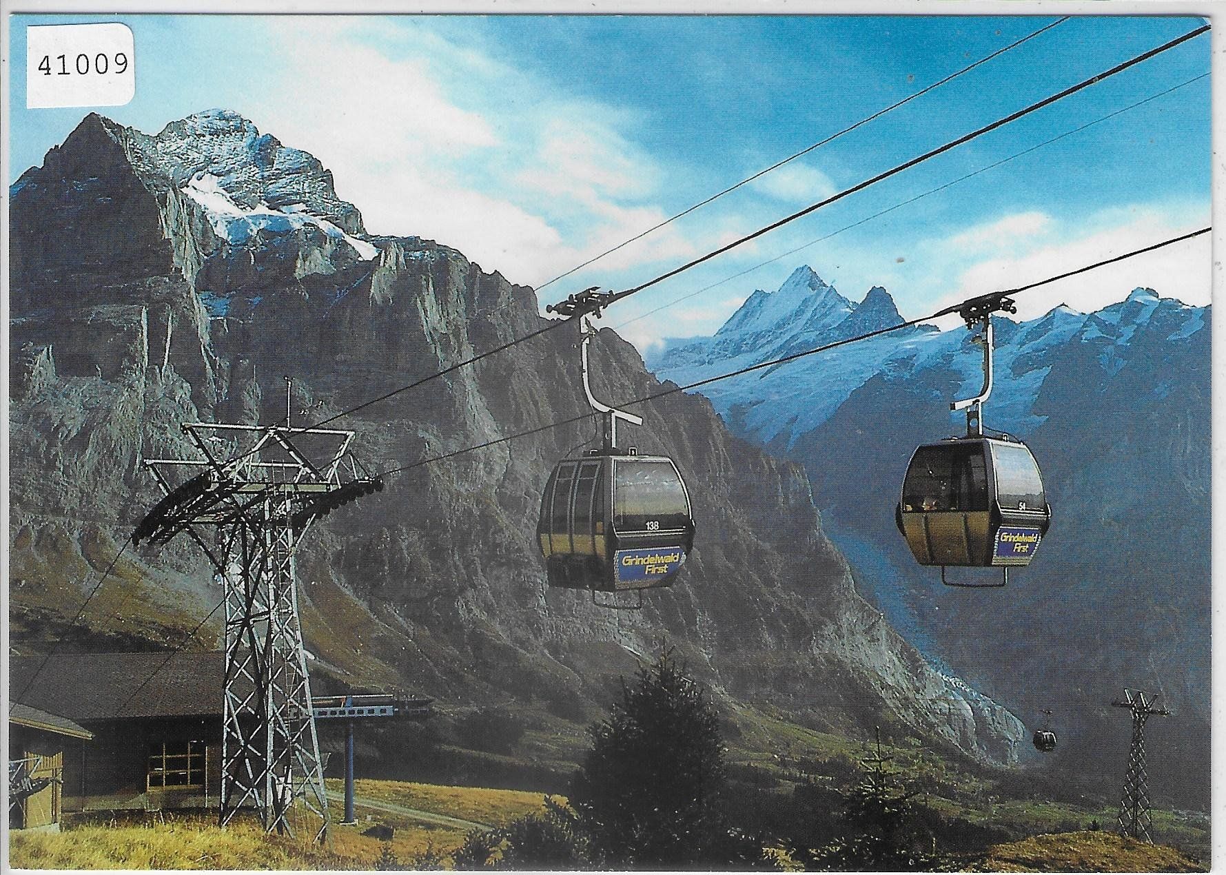 Cartoline postali: Grindelwald - Gondelbahn-Firstbahn – Usato da Ettingen venduto da Kartenplanet