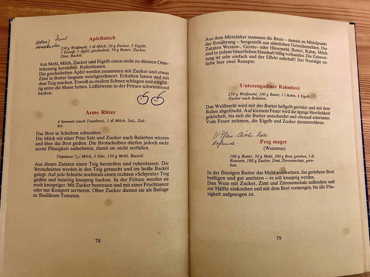 Bücher: Das Kochbuch aus Graubünden – Gebraucht aus Baar von Pulsatilla 3