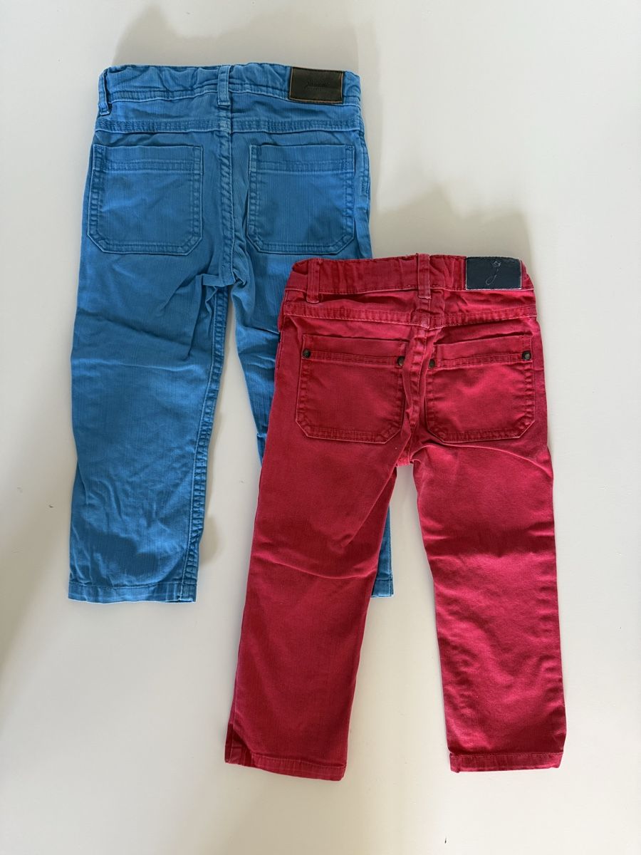 Jacadi Hosen: 2 Jacadi Hosen Grösse 36M Rot Blau – Gebraucht aus Ebikon von InesUndElf 2