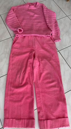 Cordhose mit Pullover pink / Second female u ZOE ONA Gr 40