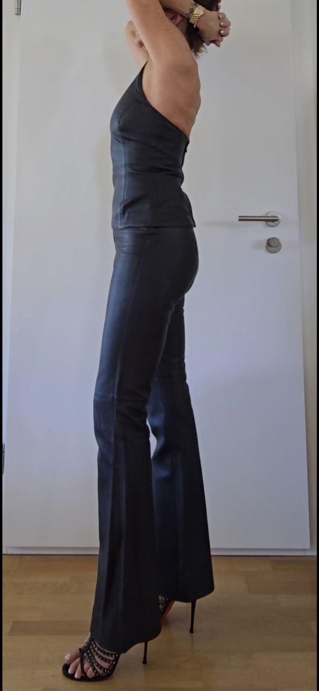 Lotti di vestiti: Set Leder Top und Hose – Usato da Zollikon venduto da C.fromParis 2
