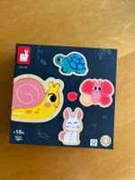 Janod 4 Puzzles Evolutives Jardin Holz ab 18 Monaten