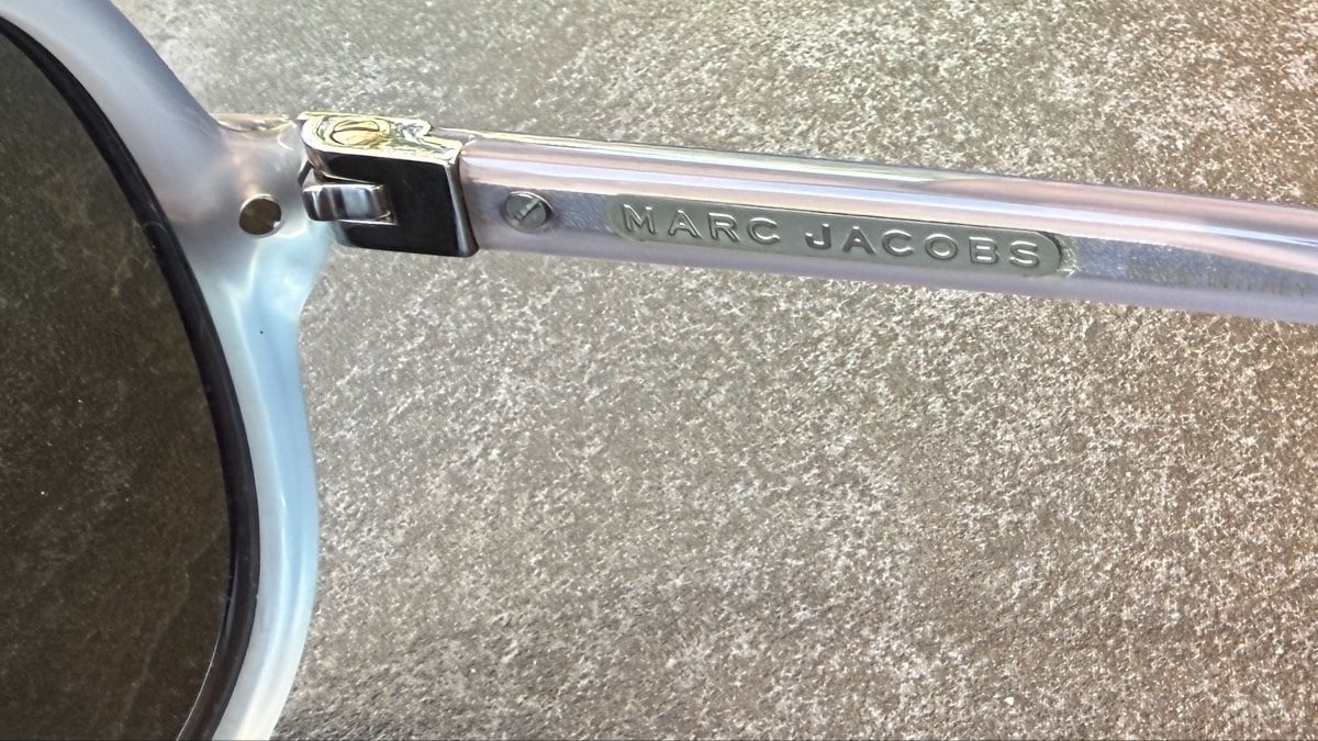 Marc Jacobs Occhiali & Lenti: Lunettes Marc Jacobs oversize bleu givré chic – Nuovo (secondo la descrizione) da Trelex venduto da AnnabelleLelie 3