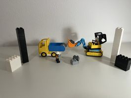 LEGO DUPLO – Bagger und Lastwagen + Steine
