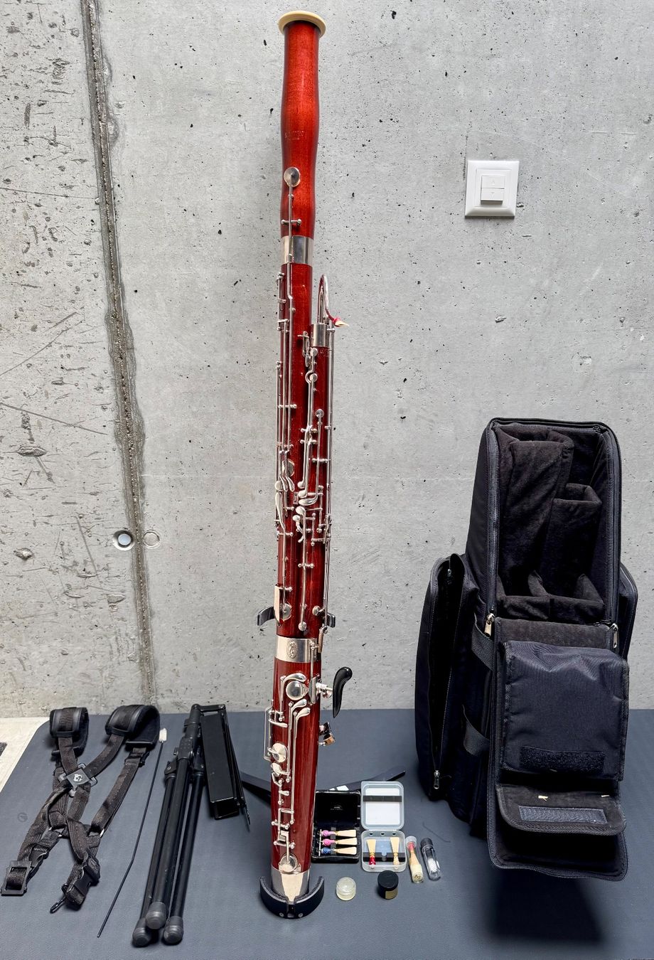 Musikinstrumente: Basson/Fagott Moosmann 100 et accessoires – Gebraucht aus Büren an der Aare von andpoi