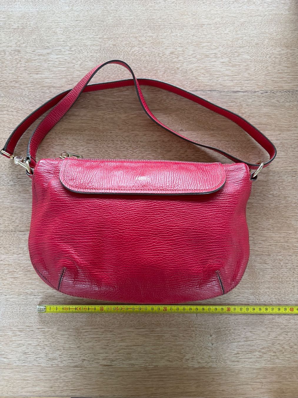 Furla Borse da donna: Furla Red Leather Shoulder Bag - Stylish & Functional – Usato da Allschwil venduto da cen_hbj2 6