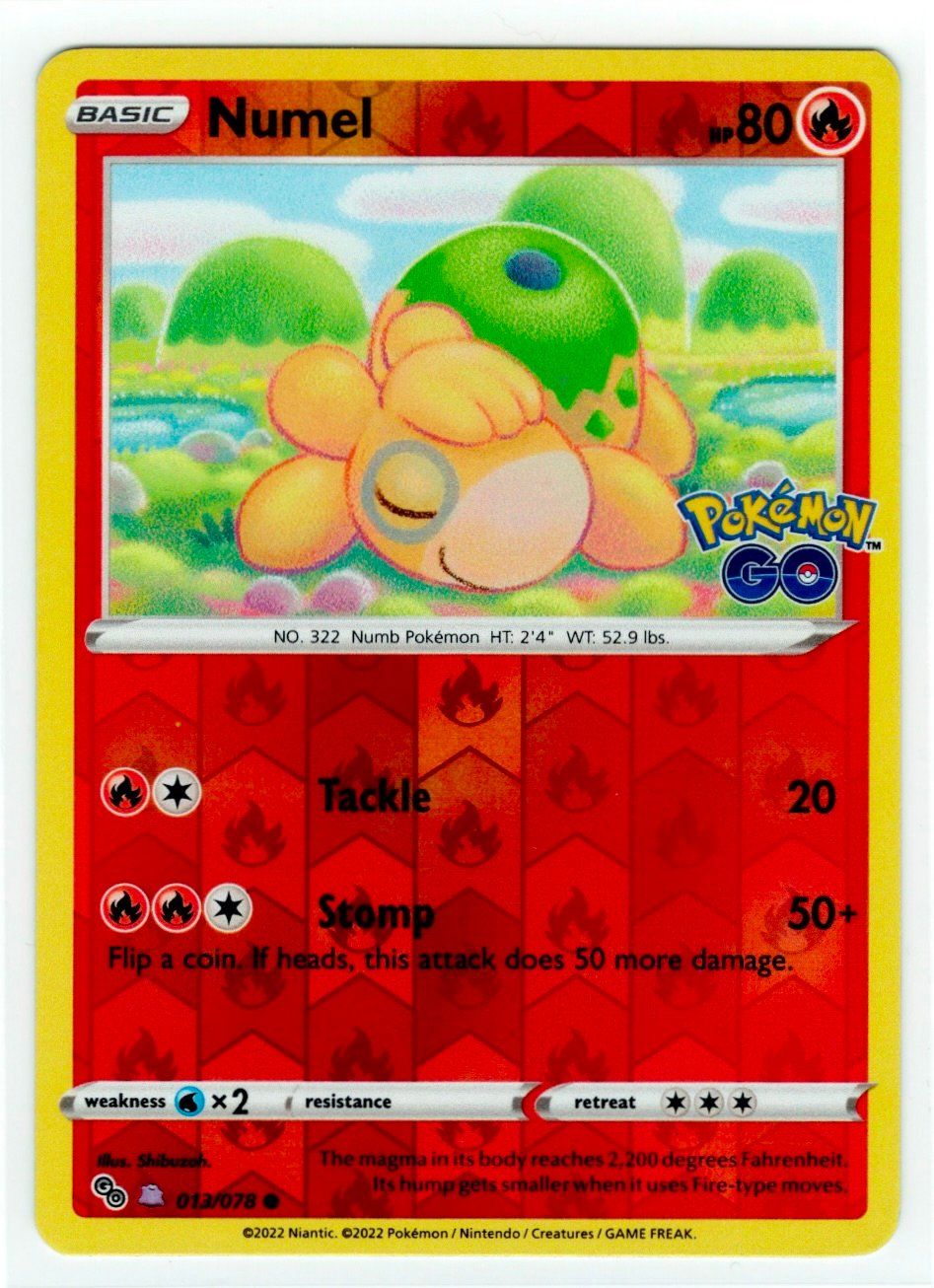Pokémon Carte collezionabili: Numel (Ditto Reverse Holo) 13 – Usato da Zürich venduto da PACE79