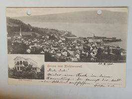 Alte PK / Gruss aus Richtersweil - Villa Steinburg von 1900