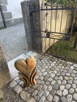 Deko Herz aus Holz handgeschnitzt guter Zustand!