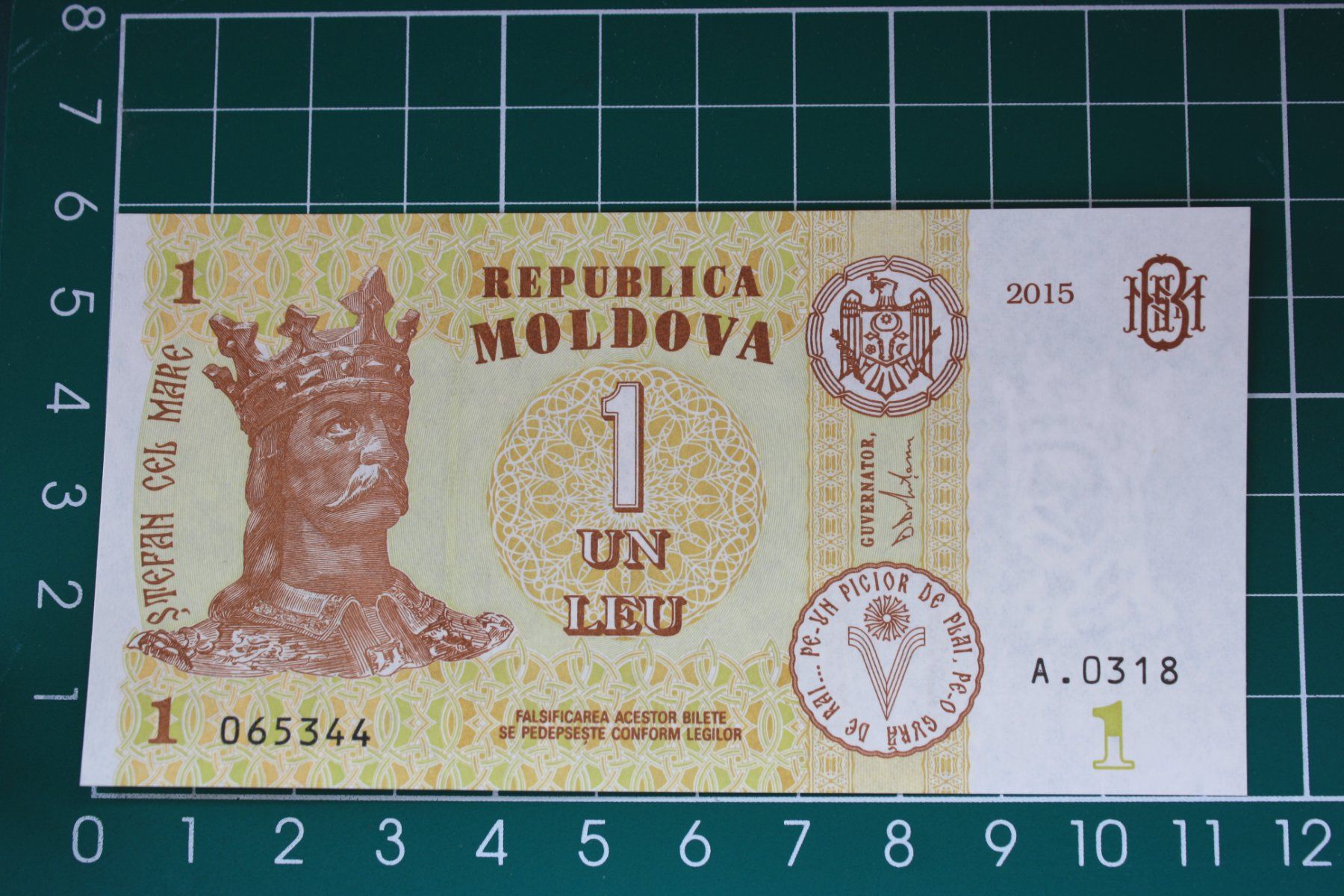 Banconote: banknote moldawien 1 leu 2015 – Nuovo (secondo la descrizione) da Laupen BE venduto da Gufi57