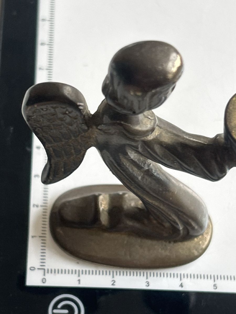 Kerzenständer: Engelskerzenhalter Bronze antik (S19) – Gebraucht aus Aarau von bro_9zsg 4