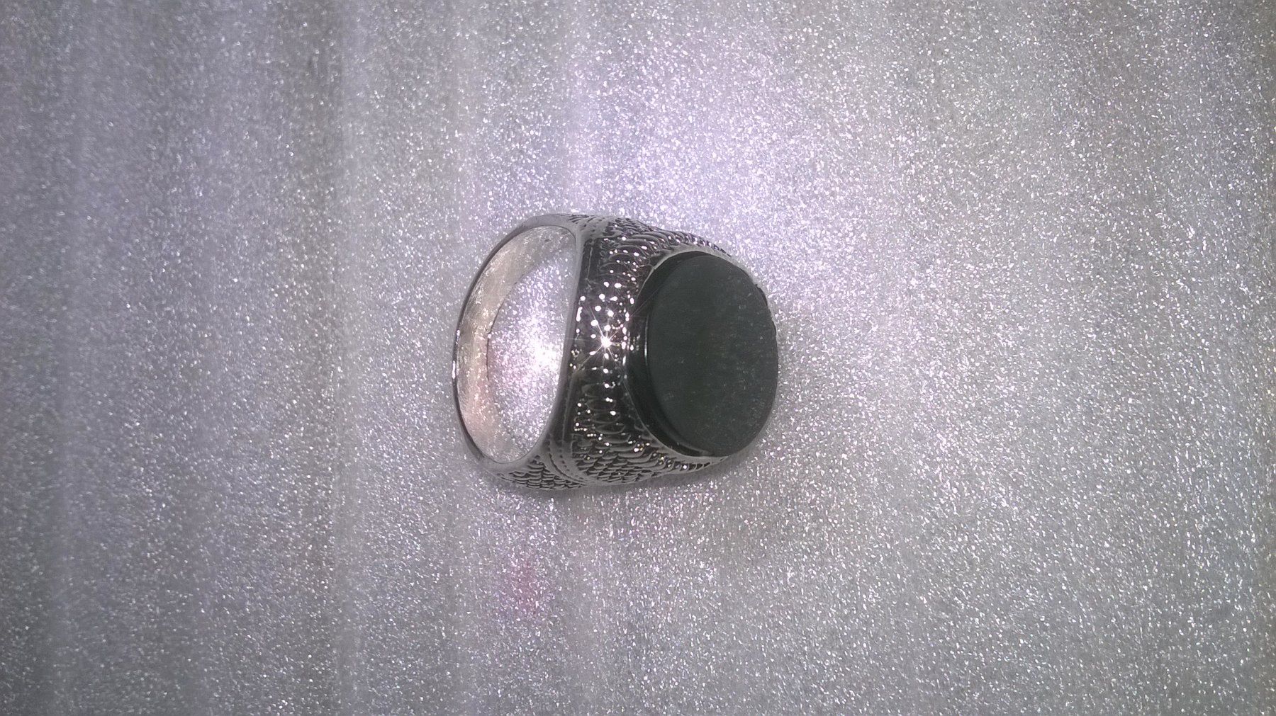 Bagues: RING MODESCHMUCK,,MIT ECHT ONYX,,,,,GLANZIG – Neuf (Voir description) à Basel par bijoutrie_4 2