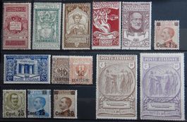 Italien ex. Kat. 141-184 * 1921/23 Kat. 137 Euro