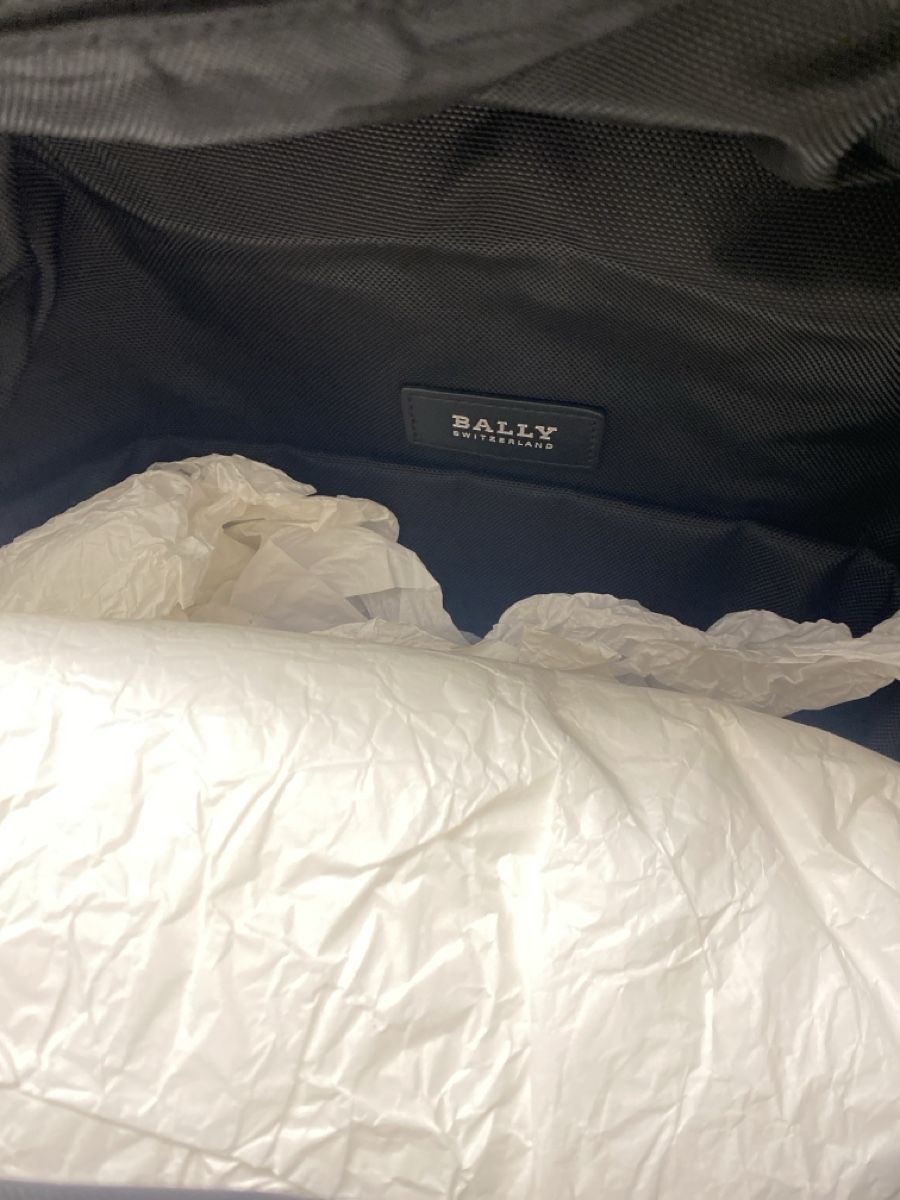 Bally Zaini: Bally Black Nylon Backpack  – Nuovo e nell'imballaggio originale da Buttikon SZ venduto da Maxwelltime 4