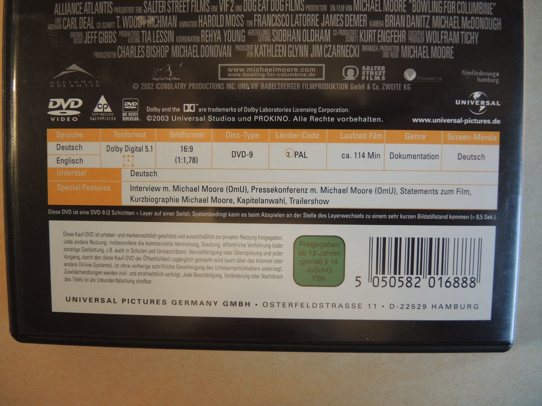Tutti i DVDs: Bowling for Columbine - DVD Michael Moore – Usato da Rorschach venduto da maeck8 3