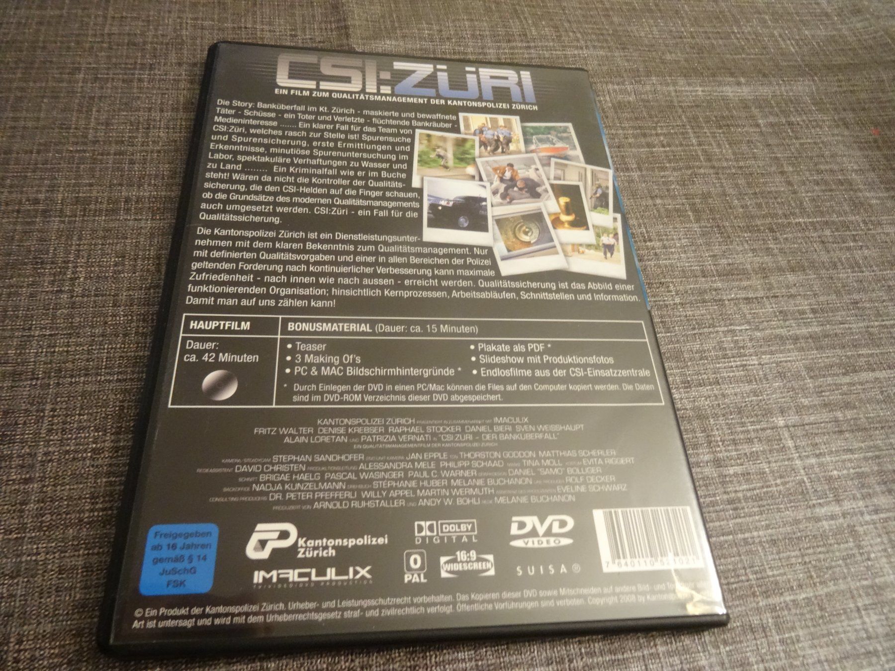 Alle DVDs: CSI: Züri - Der Banküberfall DVD – Gebraucht aus Olten von Disc-Verkauf 2