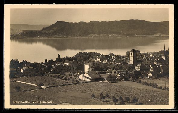 Cartoline postali: AK Neuveville, Vue générale – Usato da Berlin venduto da bartko-reher
