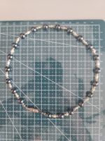 Halskette mit Hämatit und Süsswasserperlen, Pearls, Hematite