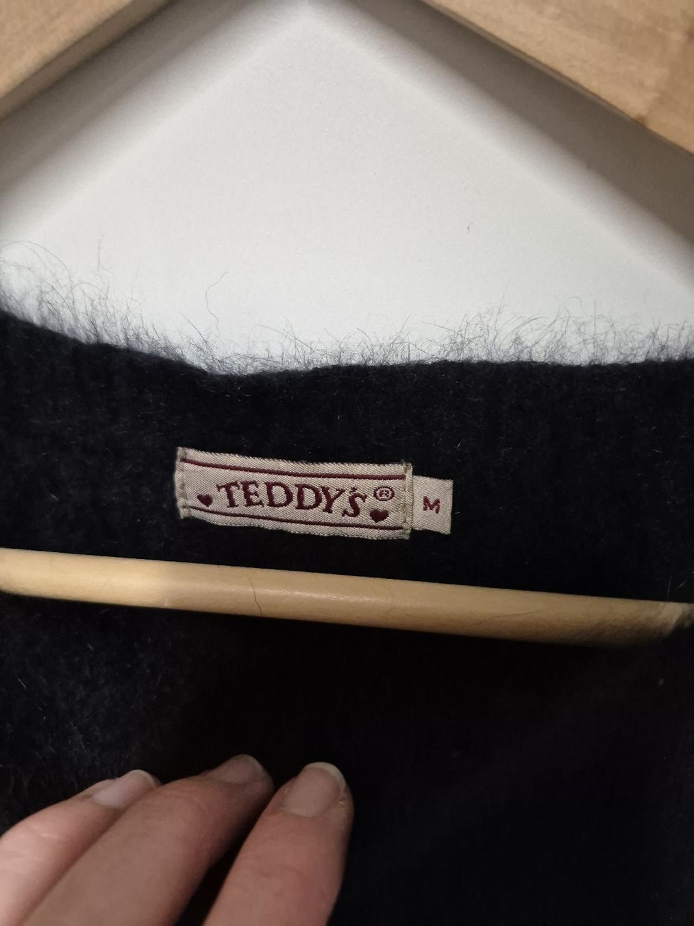 Maglioni & Felpe: Angora Pullover Teddy's Gr.M schwarz, super weich &kuschelig – Usato da Merligen venduto da muss_haben 4