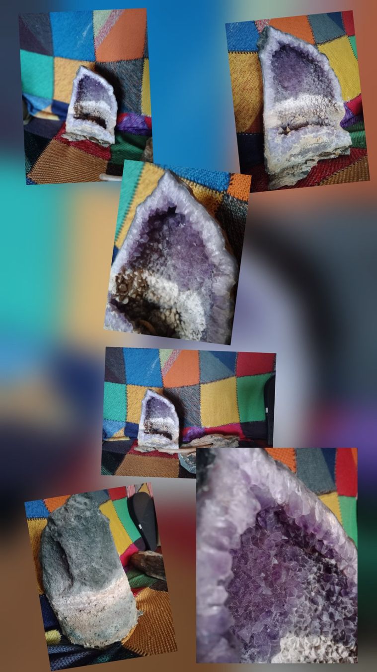Mineralien & Heilsteine: Géode d'améthyste brute belle pièce naturelle – Gebraucht aus Payerne von jea_m6nb 1