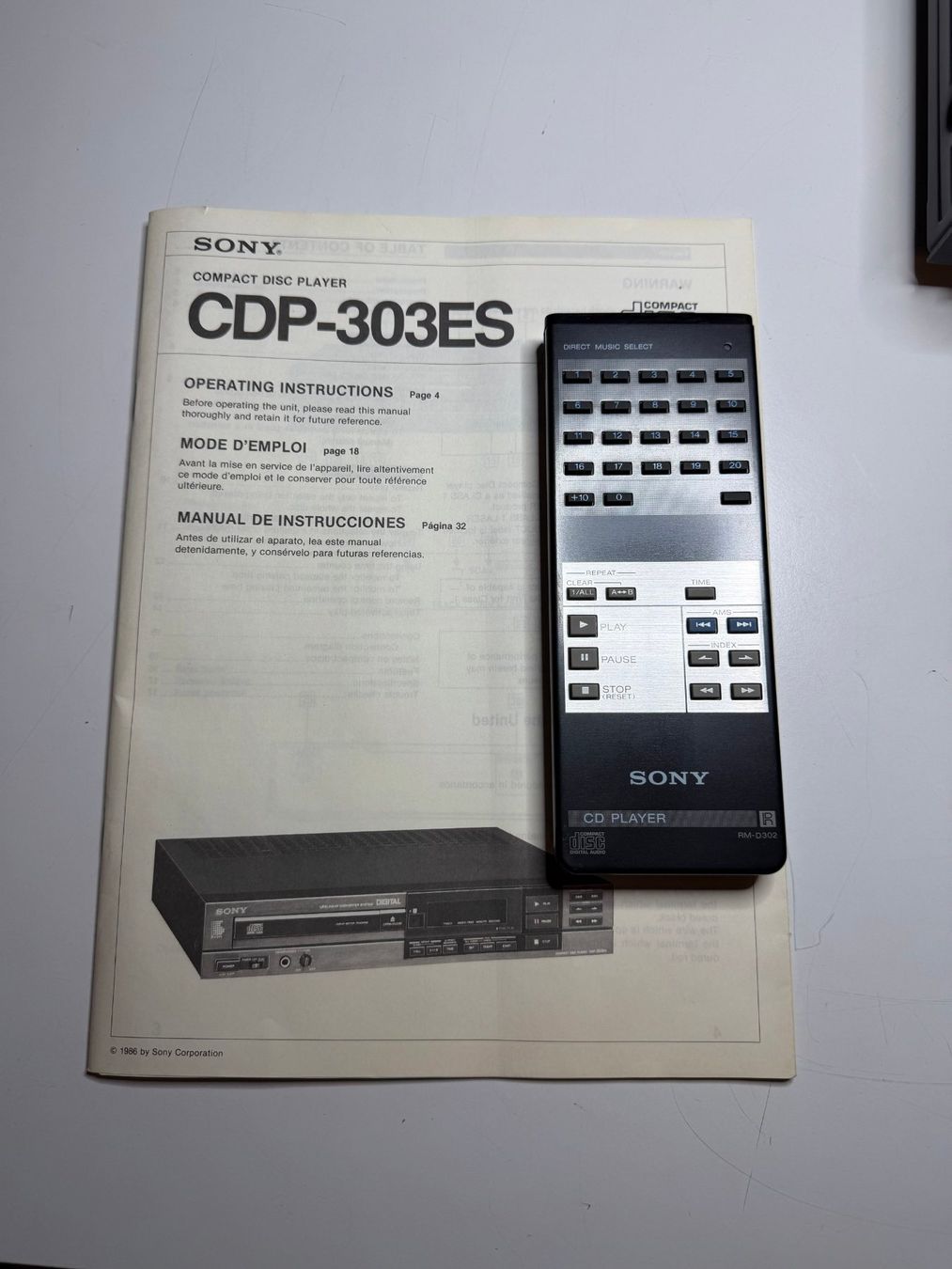 CDs: Lecteur CD Sony CDP 303 ES – Gebraucht aus Perly von inf_jnp6 9