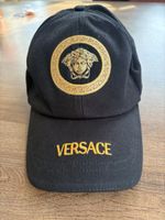 Versace Baseball Cap schwarz Gold Logo Grösse 58 neuwertig