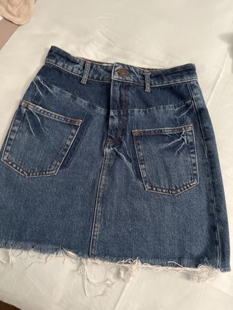 🌸 Sandro Paris Jeans Mini-Rock