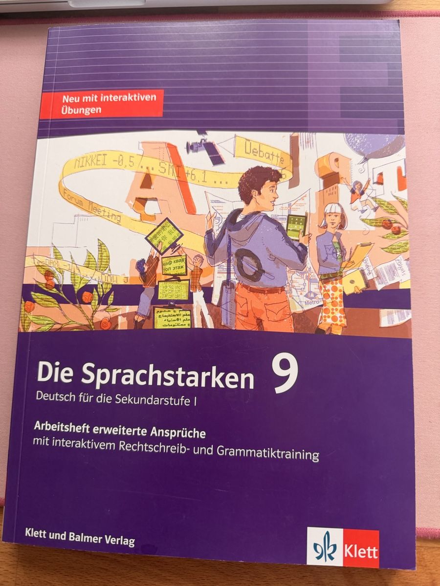 Bücher: Die Sprachstarken 9 Arbeitsheft Deutsch Sekundarstufe 1 – Neu (gemäss Beschreibung) aus Waltenschwil von pipapo71